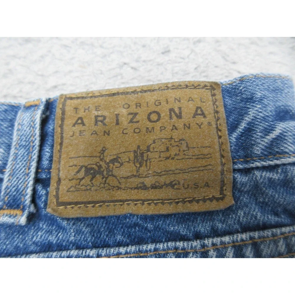 Vintage 1993 Arizona Jeans Mens 40x32 USA Made Light Wash Baggy Skater 90s Denim